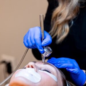 Oxygen Facial with Dermaplaning